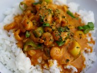 Garnélarák Tikka Masala