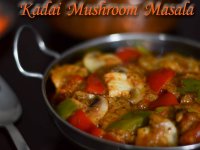 „Kadai” Gomba Masala