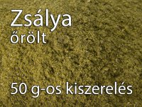 Zsálya, őrölt 50g