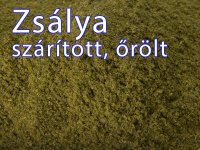 Zsálya, őrölt 15g