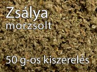 Zsálya, morzsolt 50g