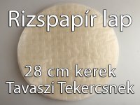 Rizspapír tészta, Tavaszi tekercsnek, 28 cm, 500g