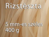 Rizstészta, 5 mm széles - 400 g