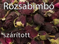 Rózsabimbó - Vörös, szárított