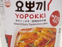 Yopokki Instant Koreai Rizstészta - Tteokbokki, Édes-Csípős