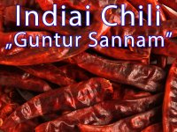 Chili - Guntur Sannam, Indiai 10 g