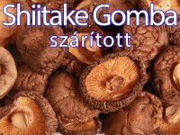 Shiitake Gomba, Szárított