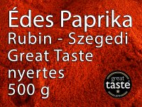 Paprika, Édes, Díjnyertes Szegedi - Rubin 500 g