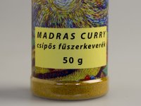 Madras Curry Csípős Fűszerkeverék Fűszerszóróban 50g